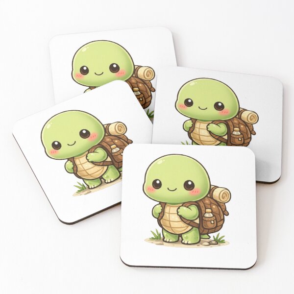 Item preview, Cute Traveling Turtle with Backpack designed and sold by Moonlight Studio.
