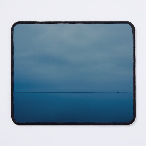 Item preview, Deep Blue Solitude: Minimalist Seascape Wall Art designed and sold by Letalprema.