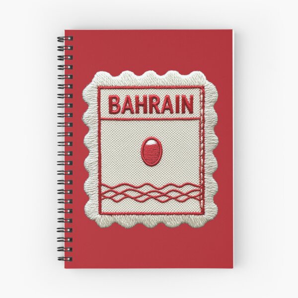Item preview, Bahrain Travel Patch Pearl Embroidered Stamp designed and sold by tiigerdad.