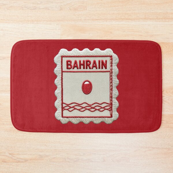 Item preview, Bahrain Travel Patch Pearl Embroidered Stamp designed and sold by tiigerdad.