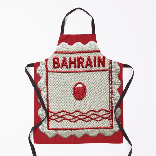 Item preview, Bahrain Travel Patch Pearl Embroidered Stamp designed and sold by tiigerdad.
