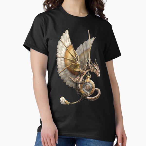 Item preview, Steampunk Dragon on watch gift vintage designed and sold by WMGifts.