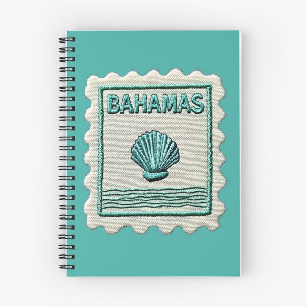 Item preview, Bahamas Vintage Travel Patch Seashell Embroidered designed and sold by tiigerdad.
