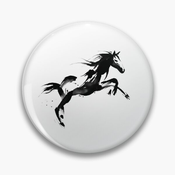 Artikelvorschau, Brushstroke Horse - S02 entworfen und verkauft von FlaskLab.