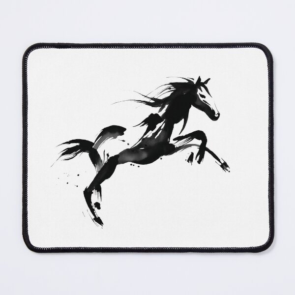 Aperçu de l'œuvre Cheval à coups de pinceau - S02 créée et vendue par FlaskLab.