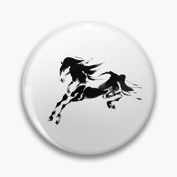 Artikelvorschau, Brushstroke Horse - S03 entworfen und verkauft von FlaskLab.