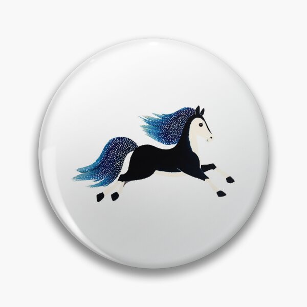 Artikelvorschau, Brushstroke Horse - S04 entworfen und verkauft von FlaskLab.