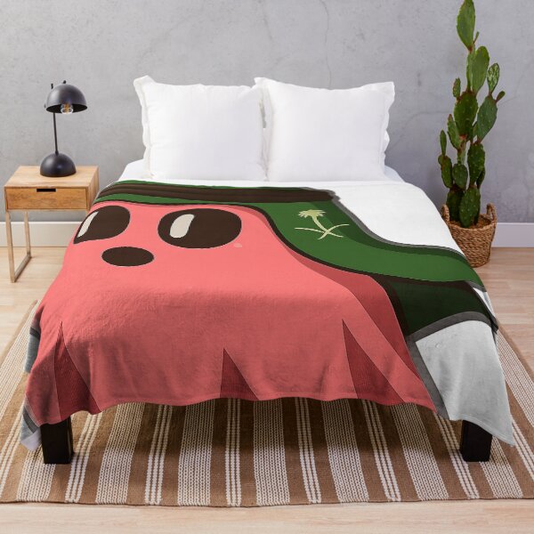Item preview, Cute Pink Ghost Wearing Green Saudi Shemagh designed and sold by blacK1982White.
