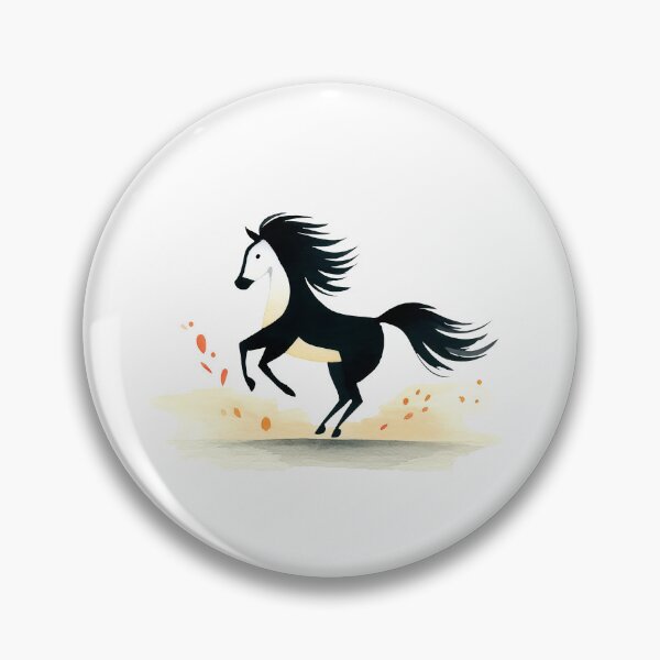 Artikelvorschau, Brushstroke Horse - S07 entworfen und verkauft von FlaskLab.