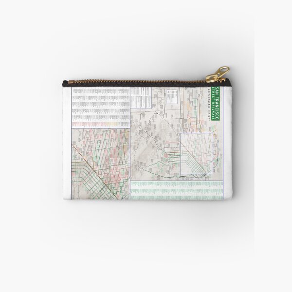 Item preview, San Francisco Street Railways - A Cartographic History designed and sold by trainsandtrams.