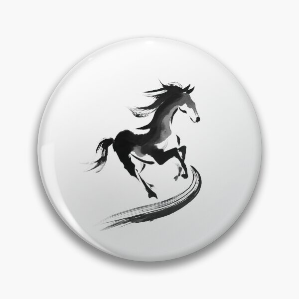 Artikelvorschau, Brushstroke Horse - S08 entworfen und verkauft von FlaskLab.