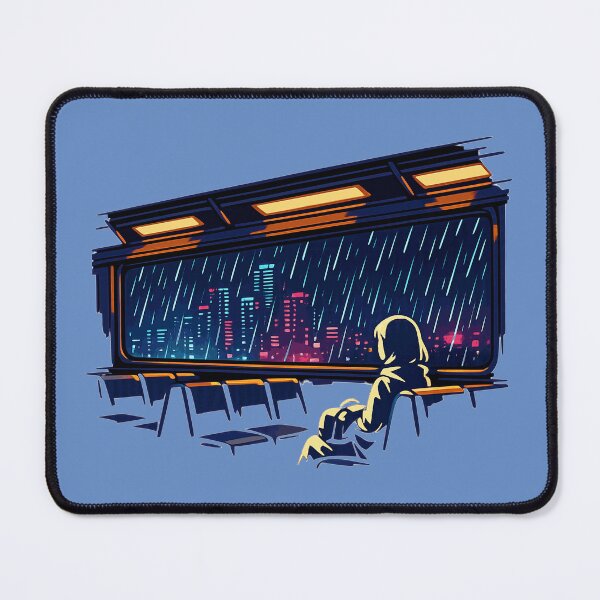 Item preview, Retrowave Last Train Home designed and sold by KungPowUnicorn.