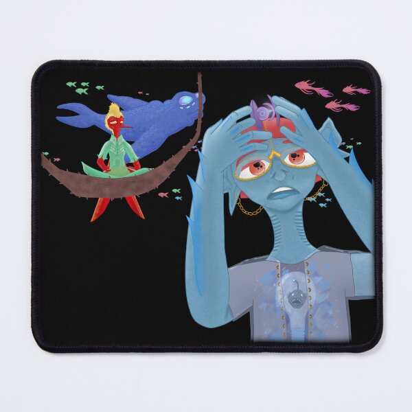 Item preview, Tonze and Haste, Sea Creature, Hummingbird Creature (character only, no background) designed and sold by PastelsCreatures.