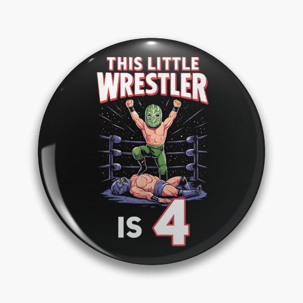Item preview, 4th Wrestling Birthday Party This Little Wrestler Is 4 designed and sold by LillyDalgarno.
