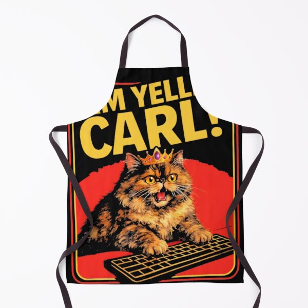 Item preview, I Am Yelling Carl Donut The Cat Dungeon Crawler Ca designed and sold by JeffTheChicken.