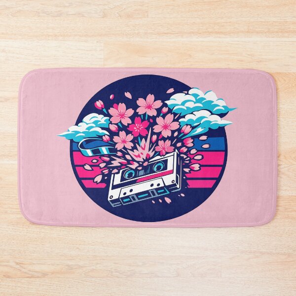 Artikelvorschau, Synthwave Retro Cassette Bloom entworfen und verkauft von KungPowUnicorn.