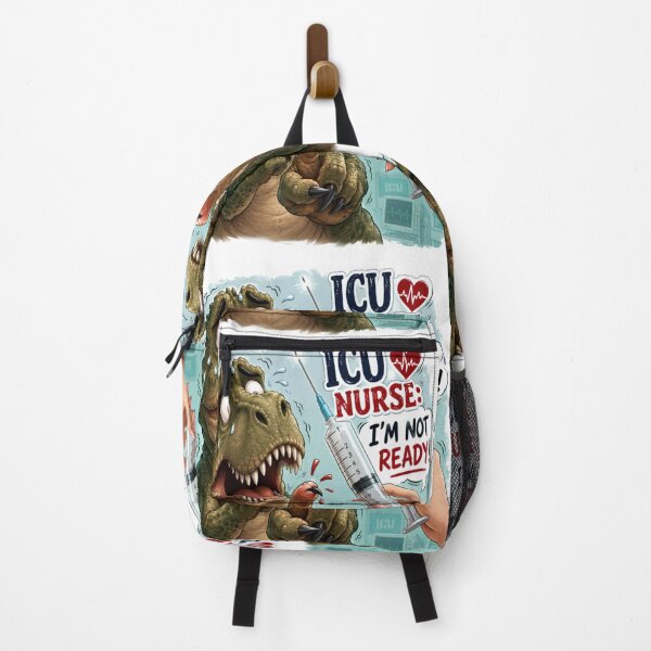 Item preview, T-Shirt | Funny Cartoon ICU Nurse | I'm Not Ready Injection Humor designed and sold by DigiArt8Design.