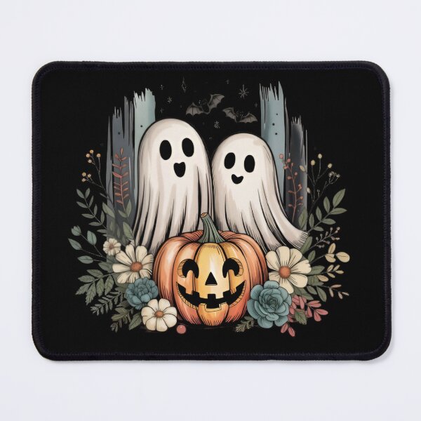 Item preview, Cute Ghosts Halloween Pumpkin Floral Spooky designed and sold by Zizo-DR44.