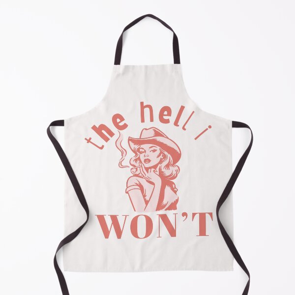 Item preview, “The Hell I Won’t” Sassy Cowgirl T-shirt in Salmon Pink designed and sold by ✨nightvrld.