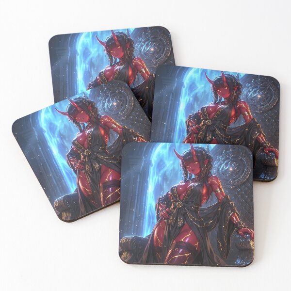 Item preview, Red Demon Queen Succubus Blue Magic designed and sold by GalleryBrisArt.