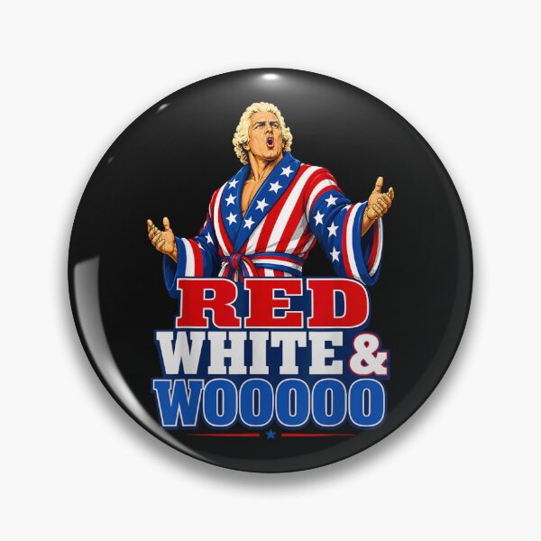 Item preview, Red White and Wooooo 4th of July Patriotic Funny Wrestling designed and sold by LillyDalgarno.