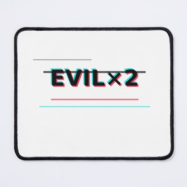 Item preview, EVILx2 Glitch RGB Split Design designed and sold by John O.