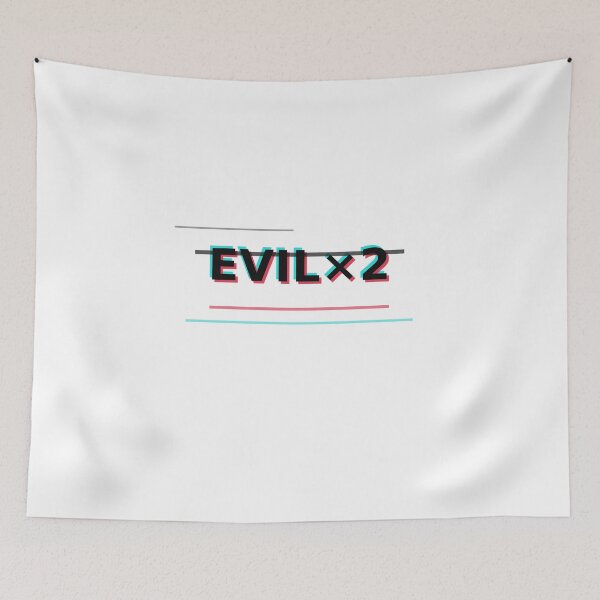 Item preview, EVILx2 Glitch RGB Split Design designed and sold by John O.