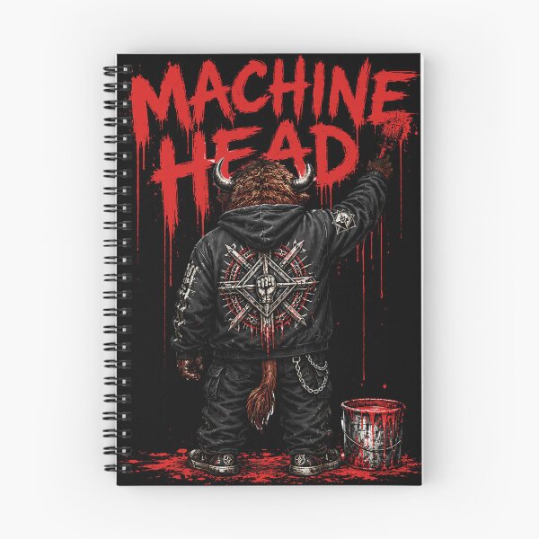Item preview, Machine Head Minotaur Heavy Metal Graffiti designed and sold by ZHISUART.