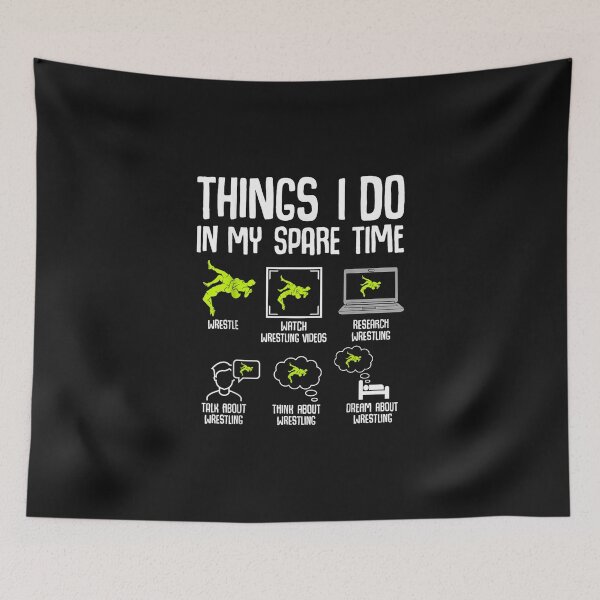 Item preview, Wrestling Things I Do in My Spare Time Wrestler Boys Kids designed and sold by LillyDalgarno.