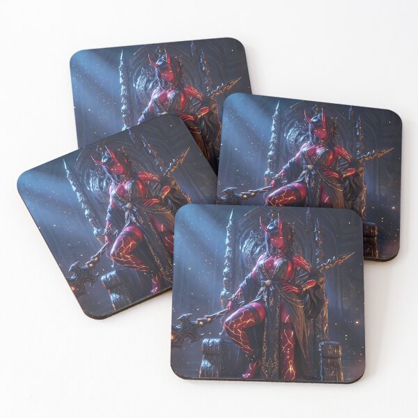 Item preview, Red Demon Queen Succubus Blue Magic designed and sold by GalleryBrisArt.
