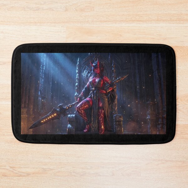 Item preview, Red Demon Queen Succubus Blue Magic designed and sold by GalleryBrisArt.