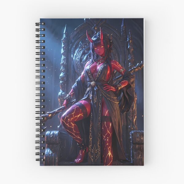Item preview, Red Demon Queen Succubus Blue Magic designed and sold by GalleryBrisArt.