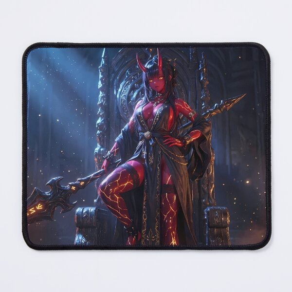 Item preview, Red Demon Queen Succubus Blue Magic designed and sold by GalleryBrisArt.
