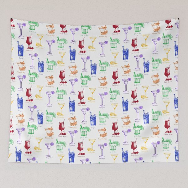 Item preview, Cocktails of all Shapes & Sizes (on White) designed and sold by PawsitiveMum3.