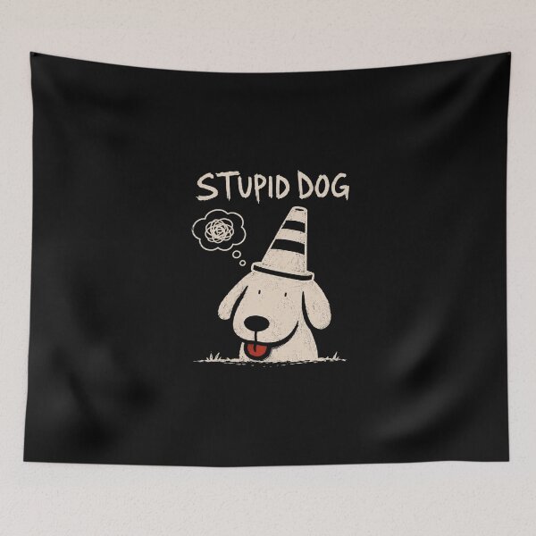 Item preview, Stupid Dog Confused Brain designed and sold by alanconne.