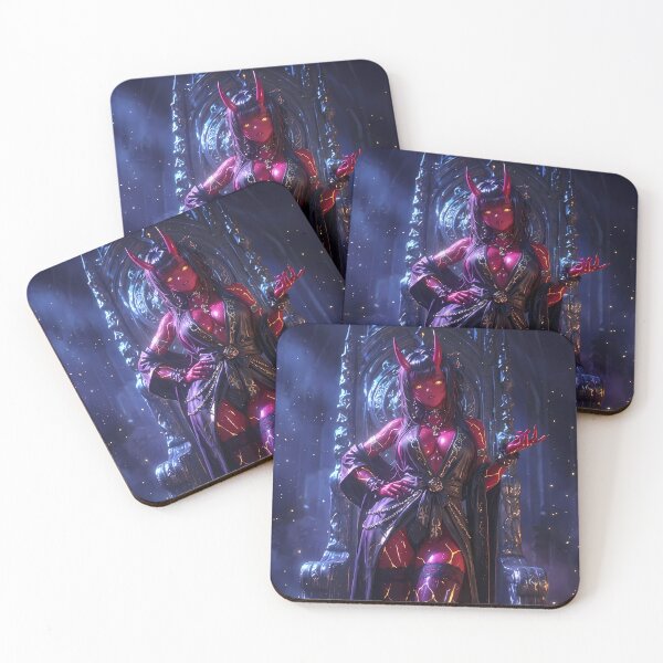 Item preview, Red Demon Queen Succubus Blue Magic designed and sold by GalleryBrisArt.