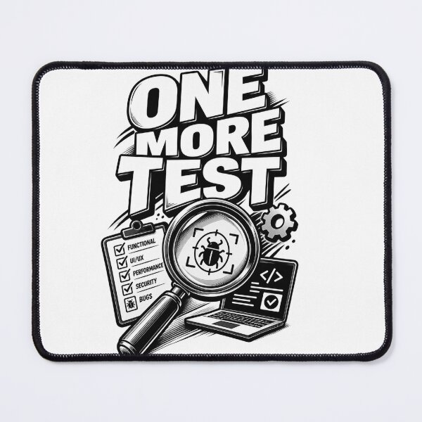 Item preview, One More Test - Funny Software Engineer QA Tester Coding Design designed and sold by NONAHEMA.