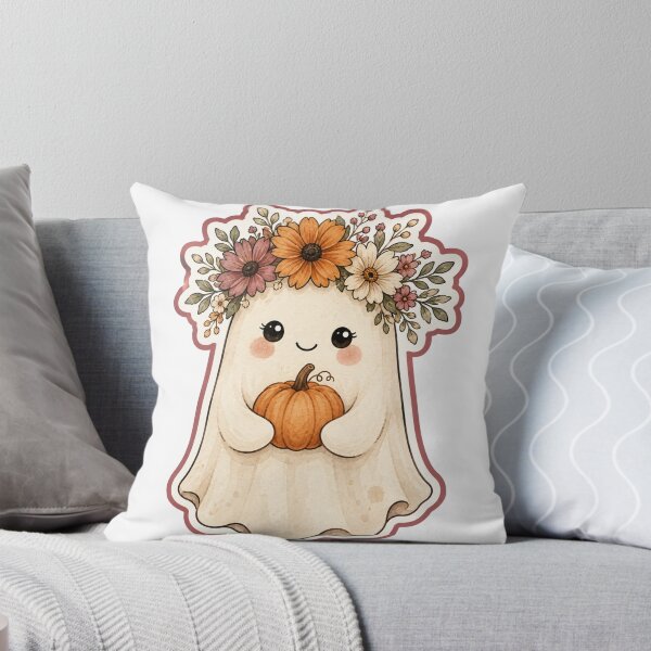 Item preview, Cute Ghost Flower Crown Pastel Halloween designed and sold by DreamelleStudio.