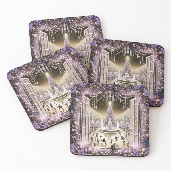 Item preview, Happy Holidays XM17 300 dpi Purple designed and sold by HappyHavenStu.