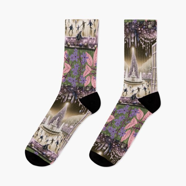 Item preview, Happy Holidays XM17 300 dpi Purple designed and sold by HappyHavenStu.