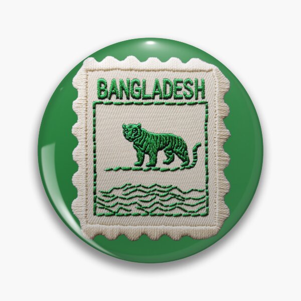 Item preview, Bangladesh Travel Patch Bengal Tiger Embroidered designed and sold by tiigerdad.