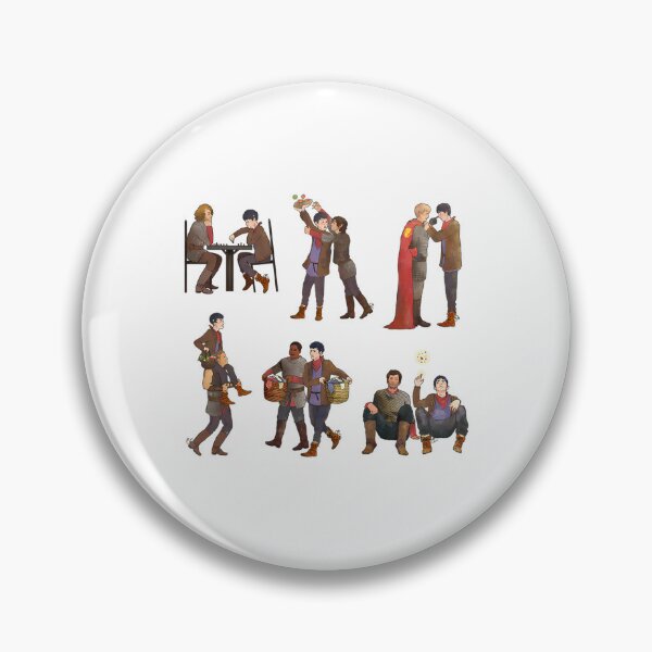 Item preview, Merlin  The Knights -- Sticker Set designed and sold by siaars-den.
