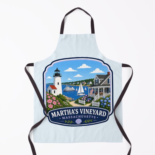 Item preview, Martha's Vineyard, Massachusetts - Lighthouse Harbor designed and sold by Myra365Art.