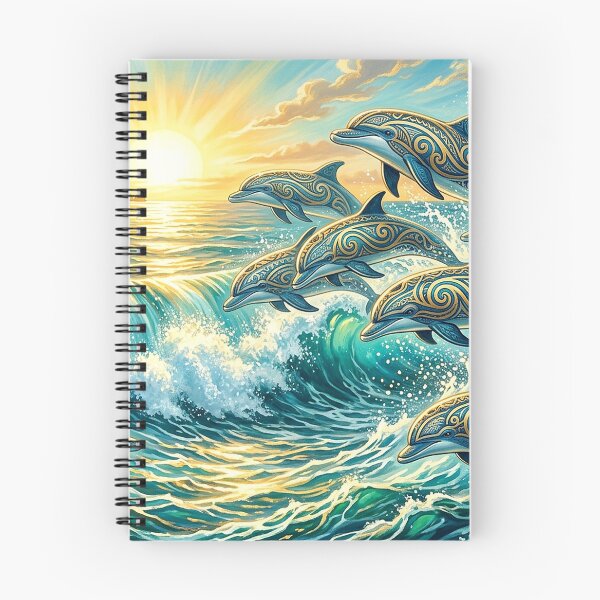 Item preview, Golden Frenzy — Dance of the Dolphins in the Sun designed and sold by Hawaii26.