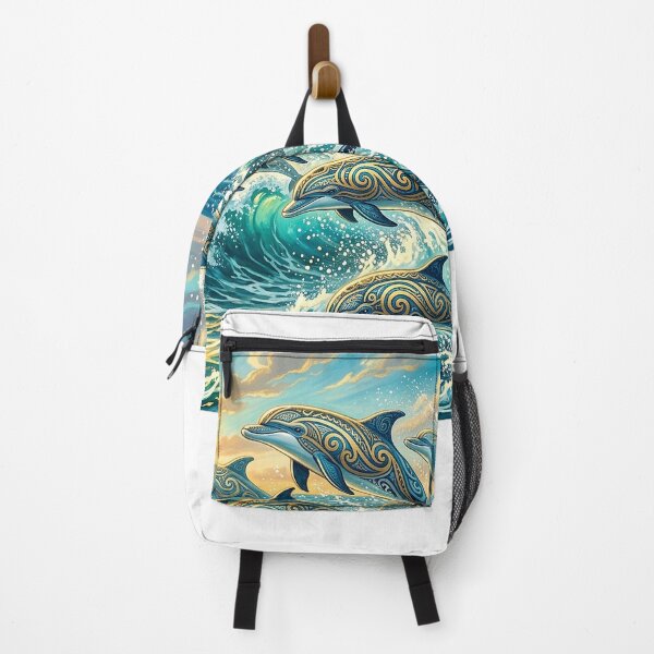 Item preview, Golden Frenzy — Dance of the Dolphins in the Sun designed and sold by Hawaii26.