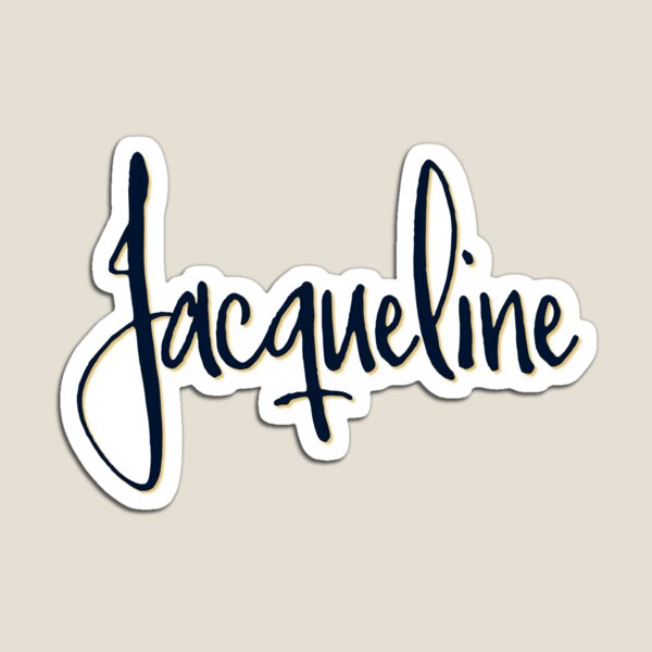 Item preview, JACQUELINE personalized type design designed and sold by CharlottePlaceArt.
