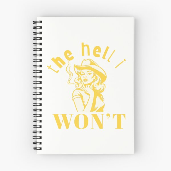 Item preview, “The Hell I Won’t” Sassy Cowgirl T-shirt in Gold designed and sold by ✨nightvrld.