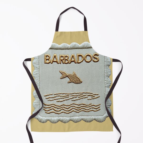 Item preview, Barbados Travel Patch Flying Fish Embroidered designed and sold by tiigerdad.