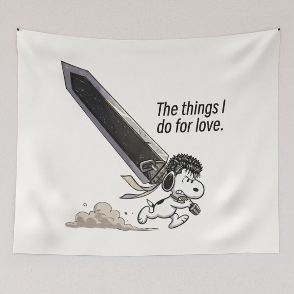 Item preview, Snoopy Carrying the Dragonslayer designed and sold by PRINTATSTUDIO.