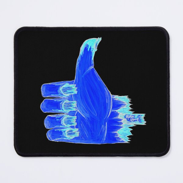 Item preview, Frostbite Thumbs Up Scar-E-Moji - Cursed Yeti Horror Art designed and sold by Grimmlar.